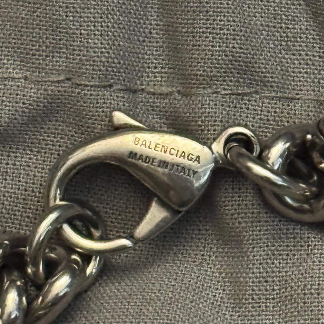 발렌시아가 체인 팔찌 실버 상품이미지5