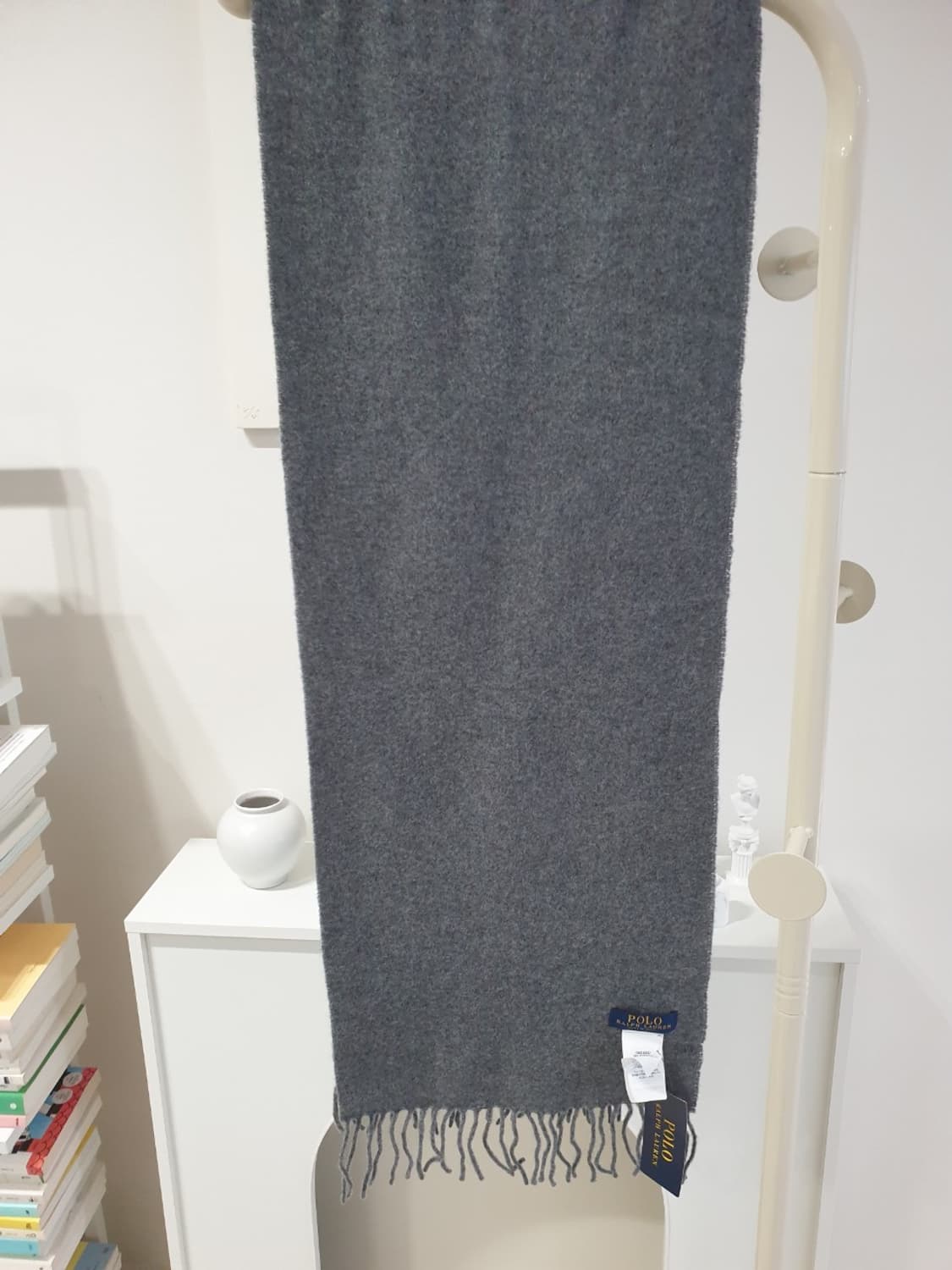 폴로 랄프로렌 그레이 머플러(새것) 상품이미지8