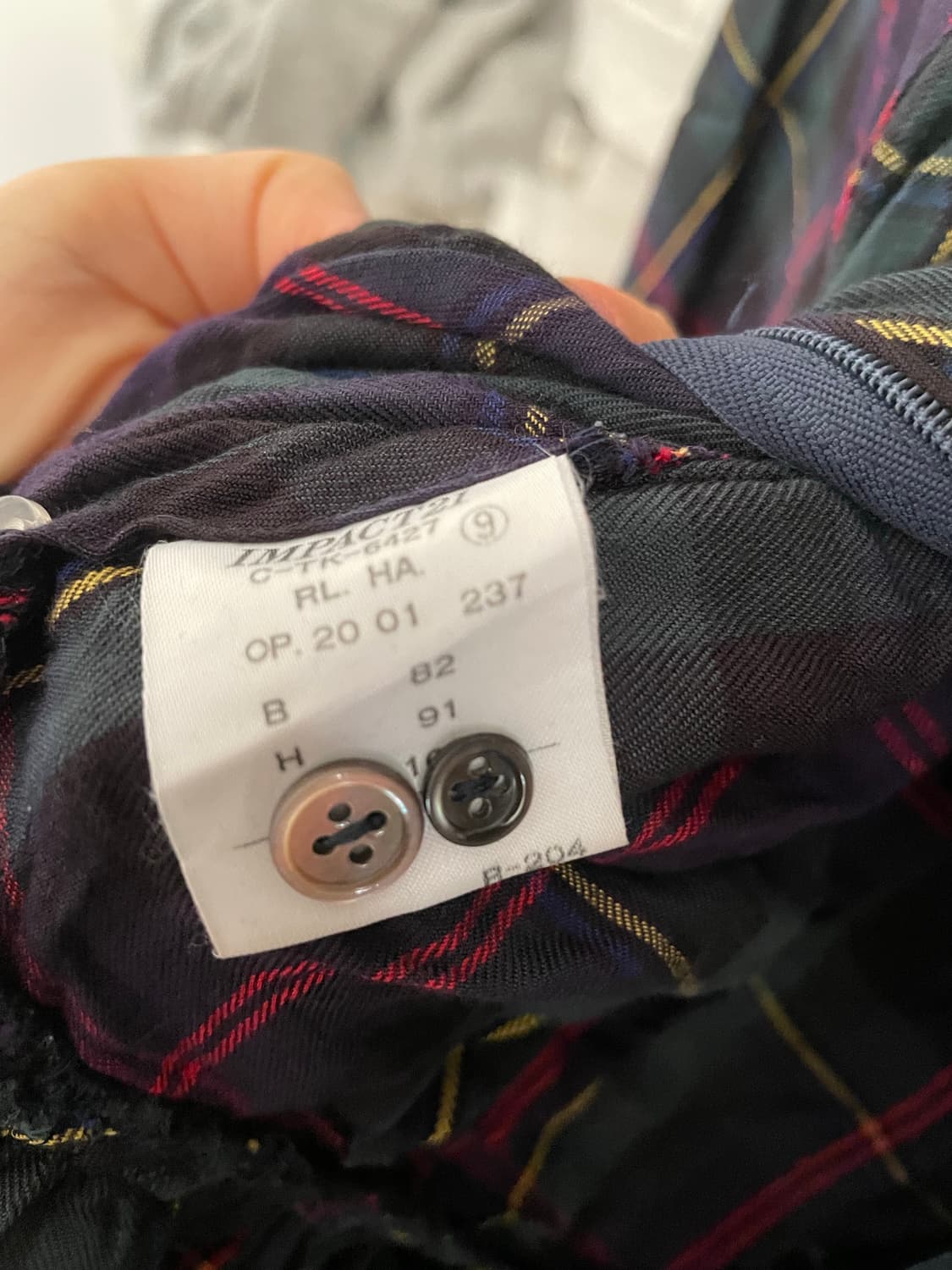 랄프로렌 체크 원피스 상품이미지5