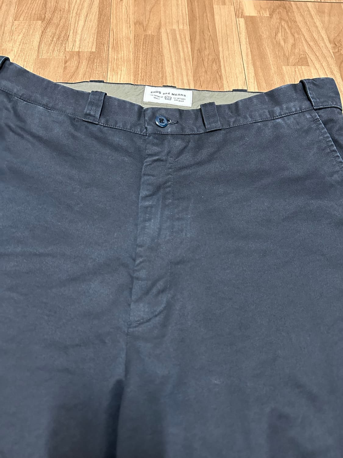 엔즈앤드민즈 워크 치노 팬츠 다크 네이비 라지 상품이미지3