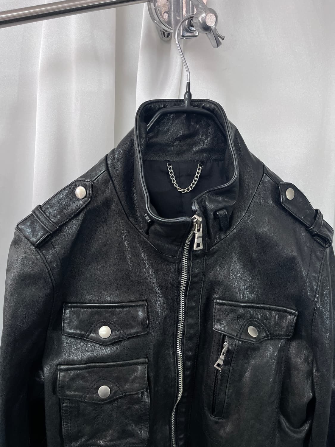 vintage leather jacket 상품이미지2