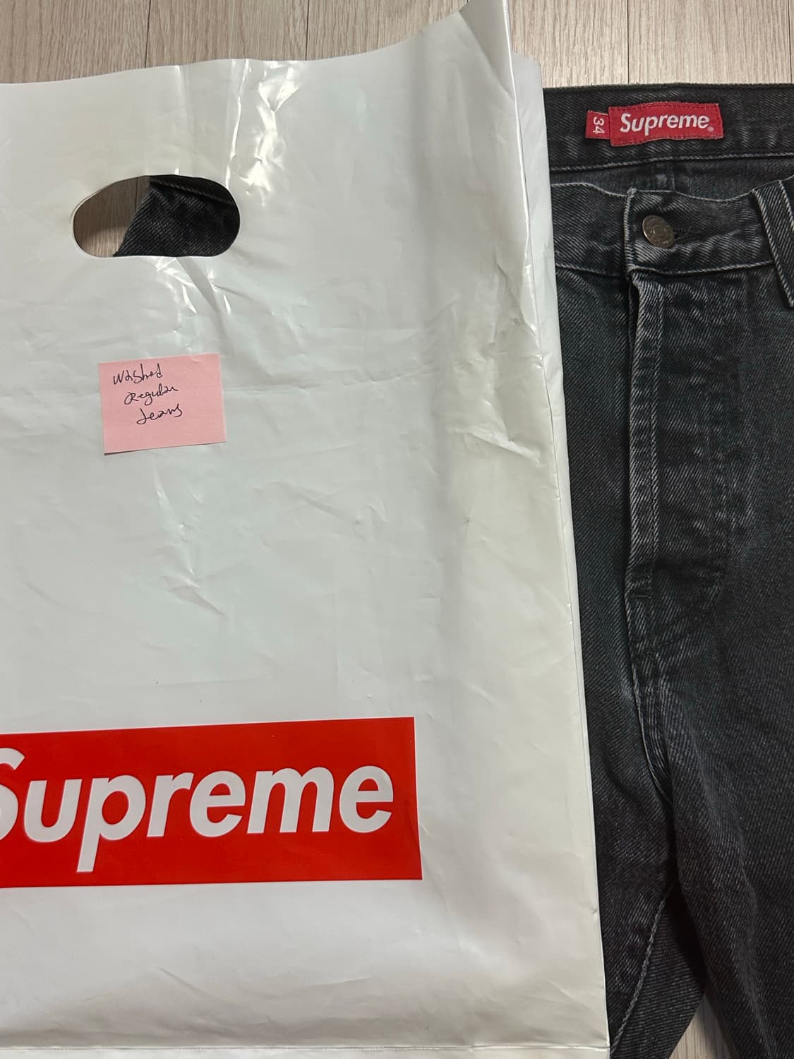 supreme washed regular jeans 34 상품이미지6