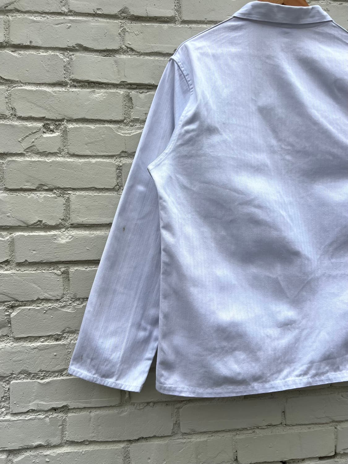 OLD VINTAGE WHITE "HBT" 헤링본트윌코튼 프렌치워크자켓 상품이미지8