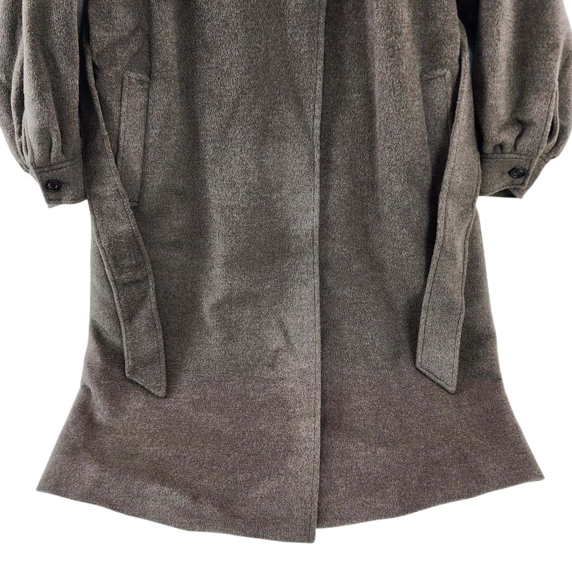 [S] akro 아크로 후디드 울 블렌드 앙고라 코트 상품이미지3