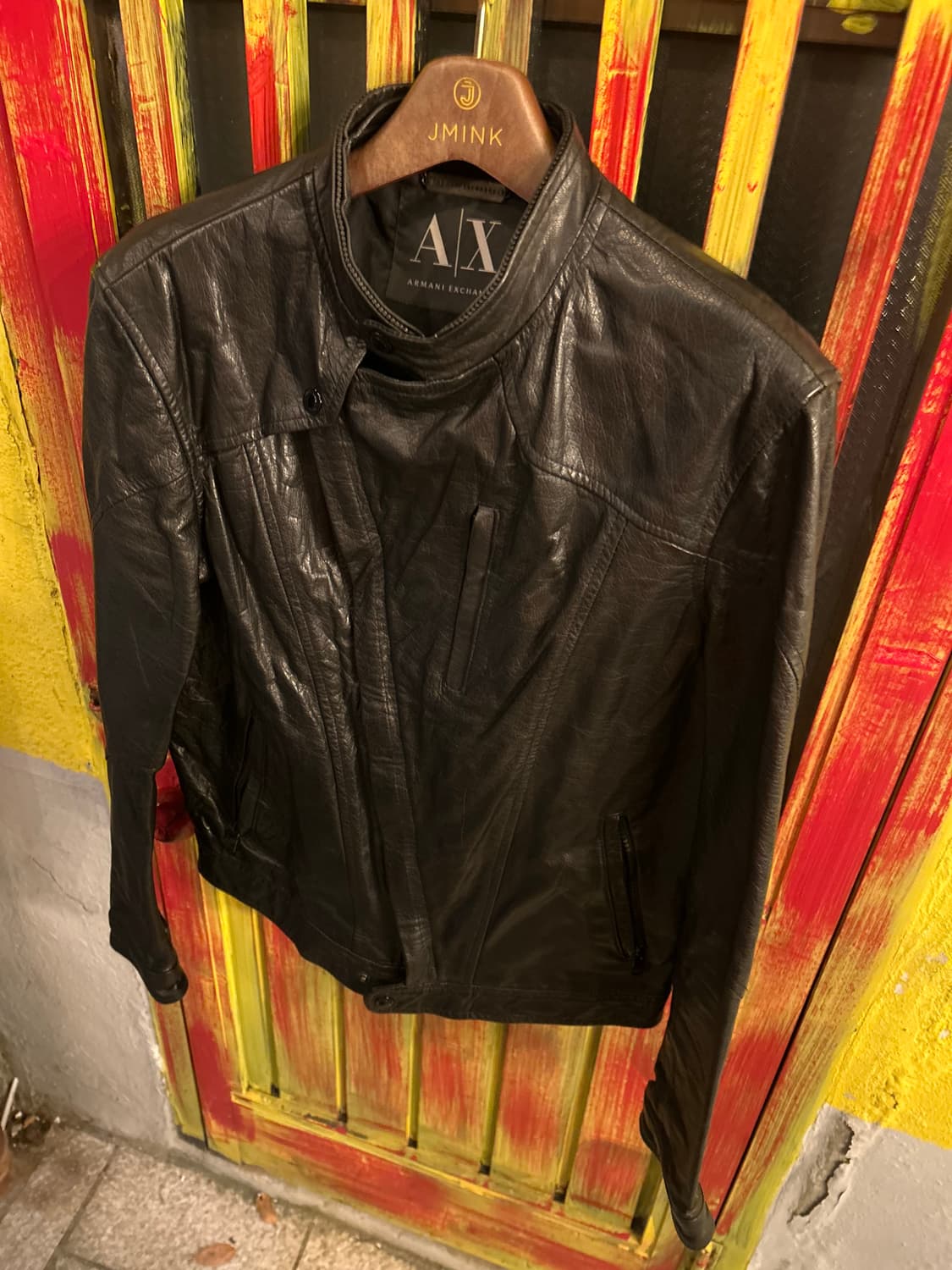 알마니 가죽자켓 상품이미지2