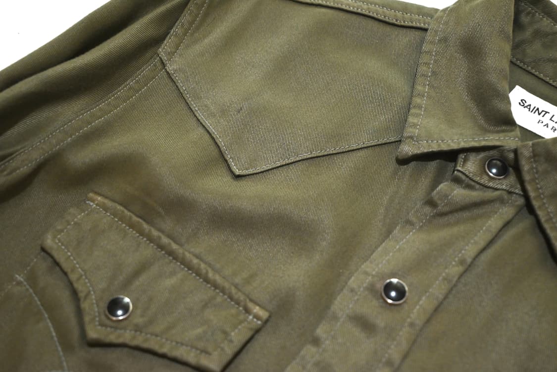 Saint Laurent 2017 lyocell western shirt 상품이미지6