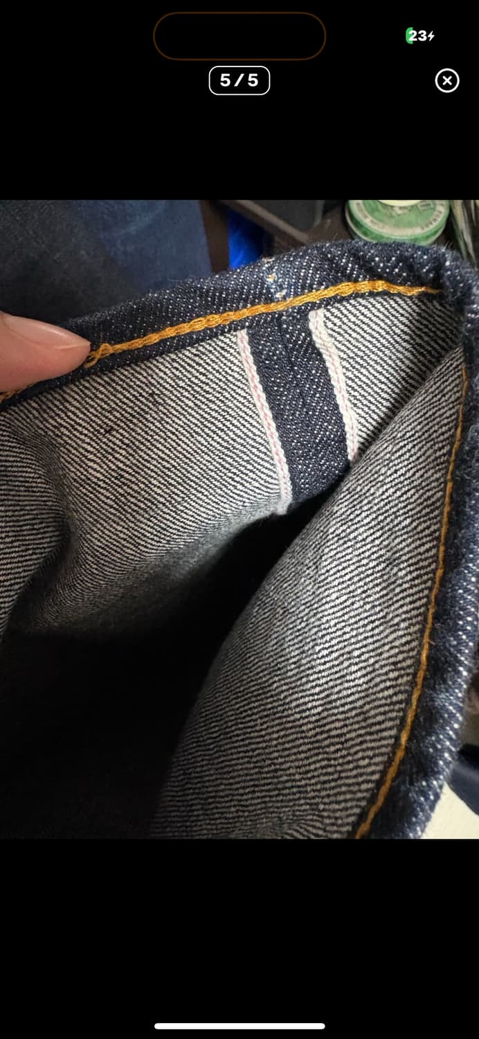 빅싱글 55501 복각 셀비지 데님 (리바이스 아닙니다!!) 상품이미지6