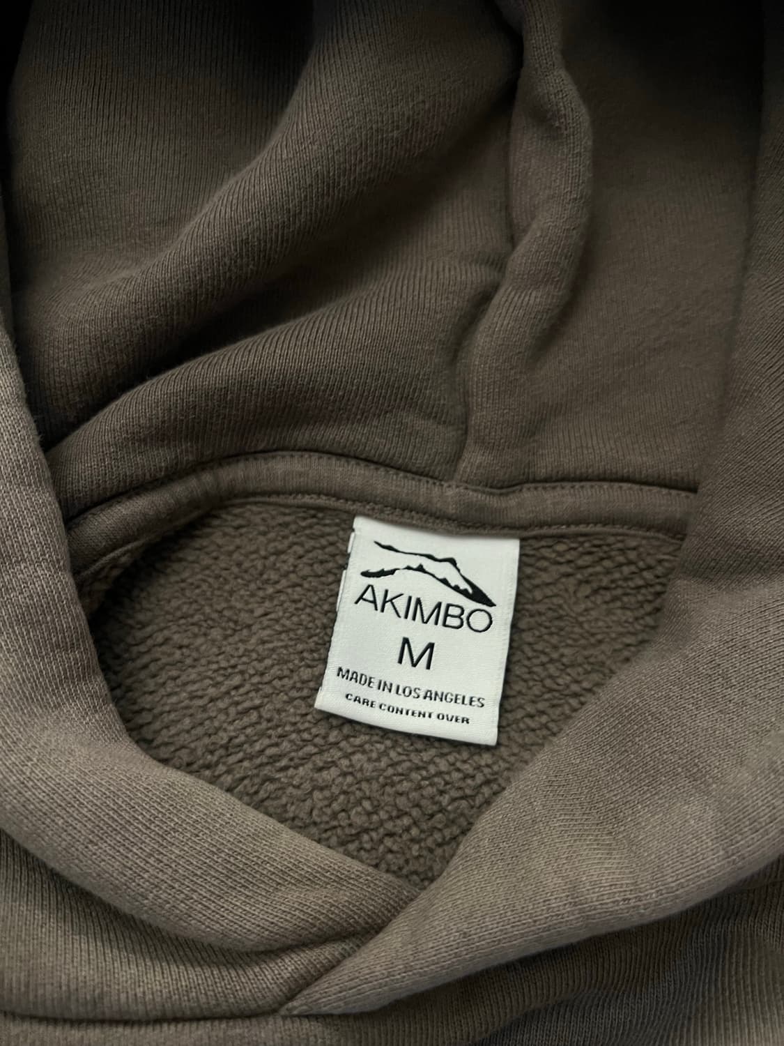 아킴보 클럽 시멘트 그레이 후드티 M akimbo club 상품이미지4