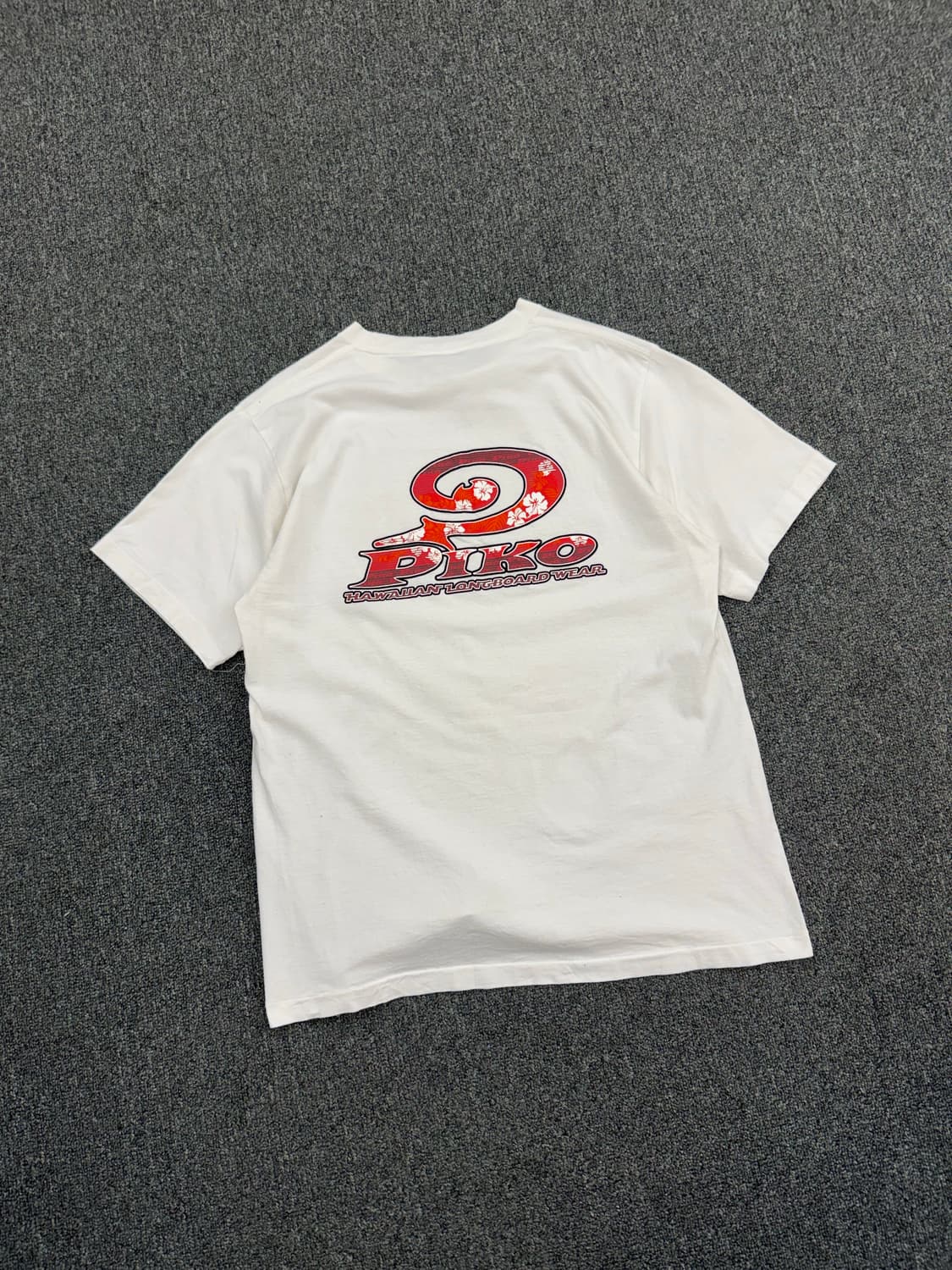 L)PIKO 빈티지 로고 프린팅 반팔 티셔츠 상품이미지5