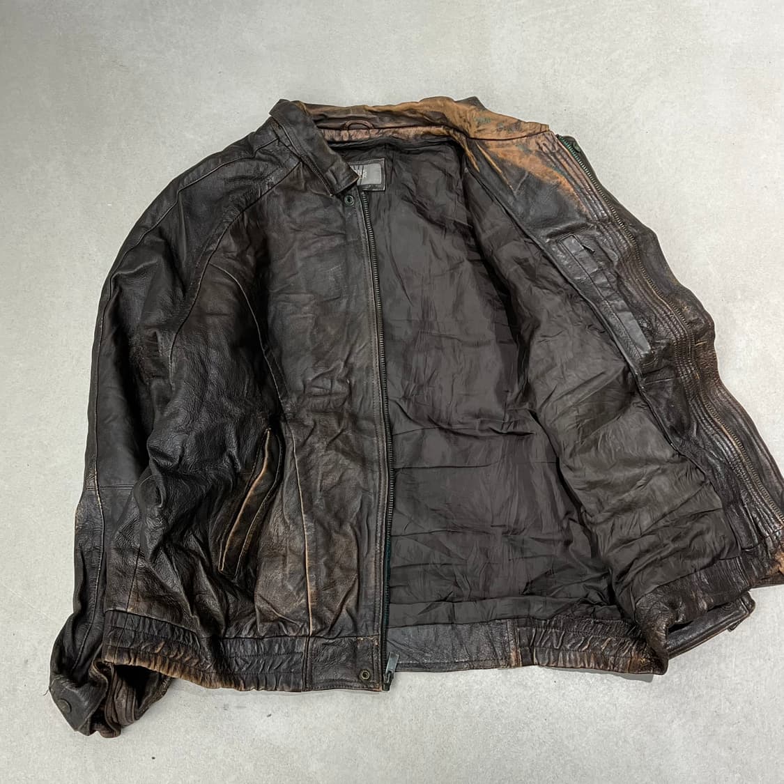 윌슨 레더 브라운 자켓 s09189 상품이미지3