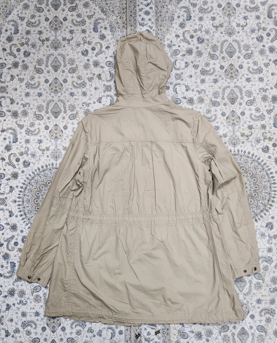 jpn 빈티지 후드 롱 야상 점퍼 L 상품이미지2