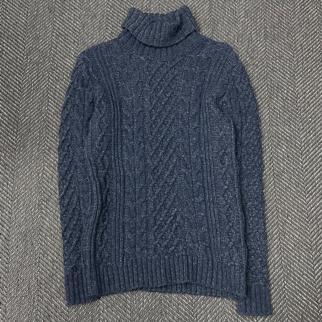 빔즈 꽈배기 울 니트 v0207 상품이미지1