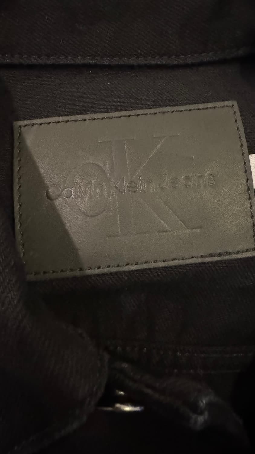 캘빈클라인 블랙 데님 자켓 L 상품이미지4