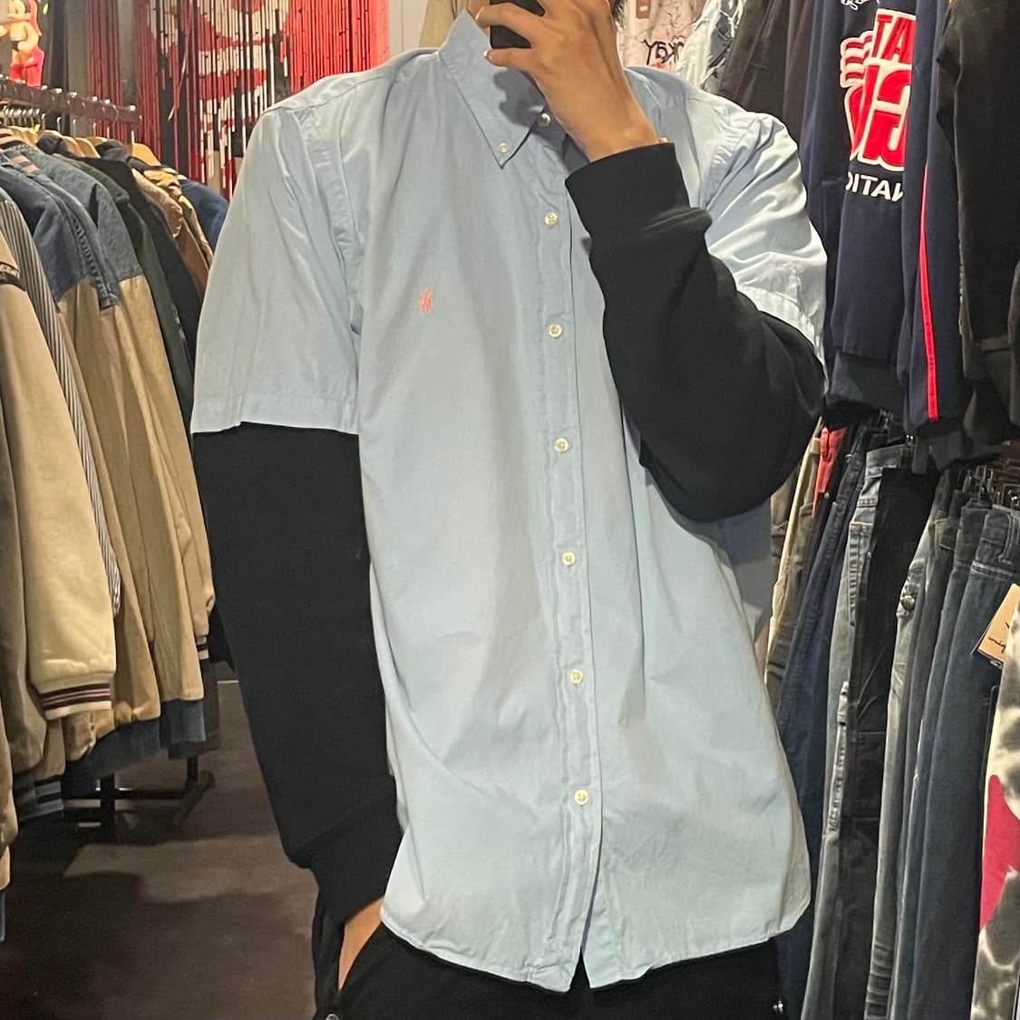 [IM] polo 폴로 하늘 반팔셔츠 상품이미지4