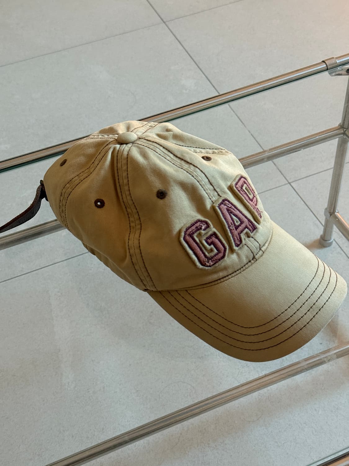 GAP 핑크 갭 그런지 볼캡 상품이미지1