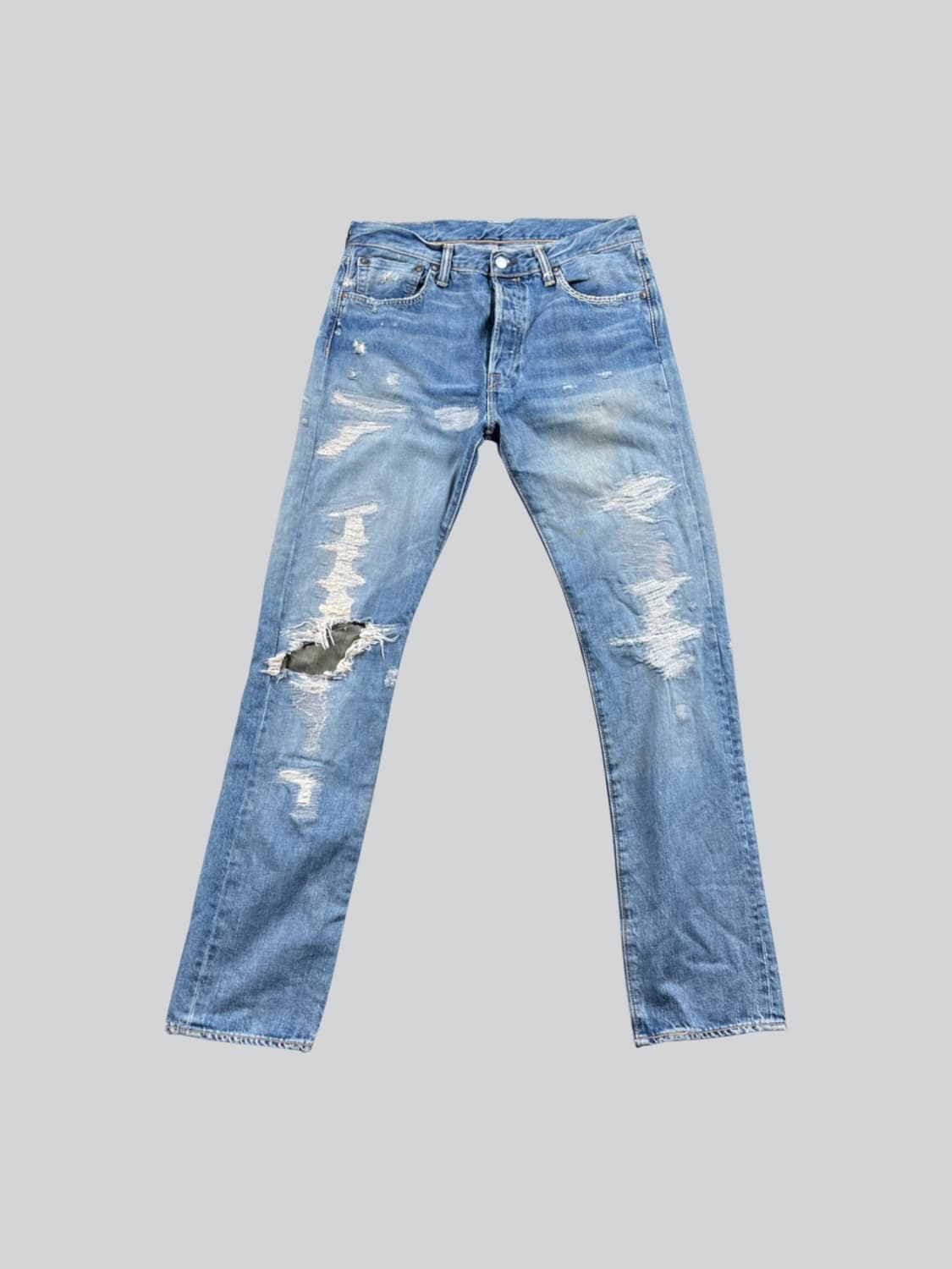 Levi's 501  데미지 데님팬츠 상품이미지1