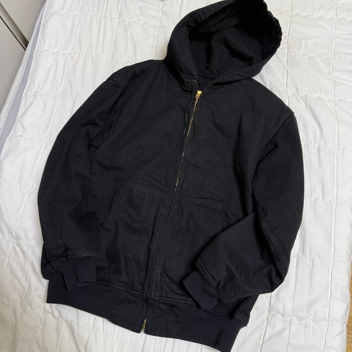 [3]코모리 블랙 데님 집파카 25aw 상품이미지2