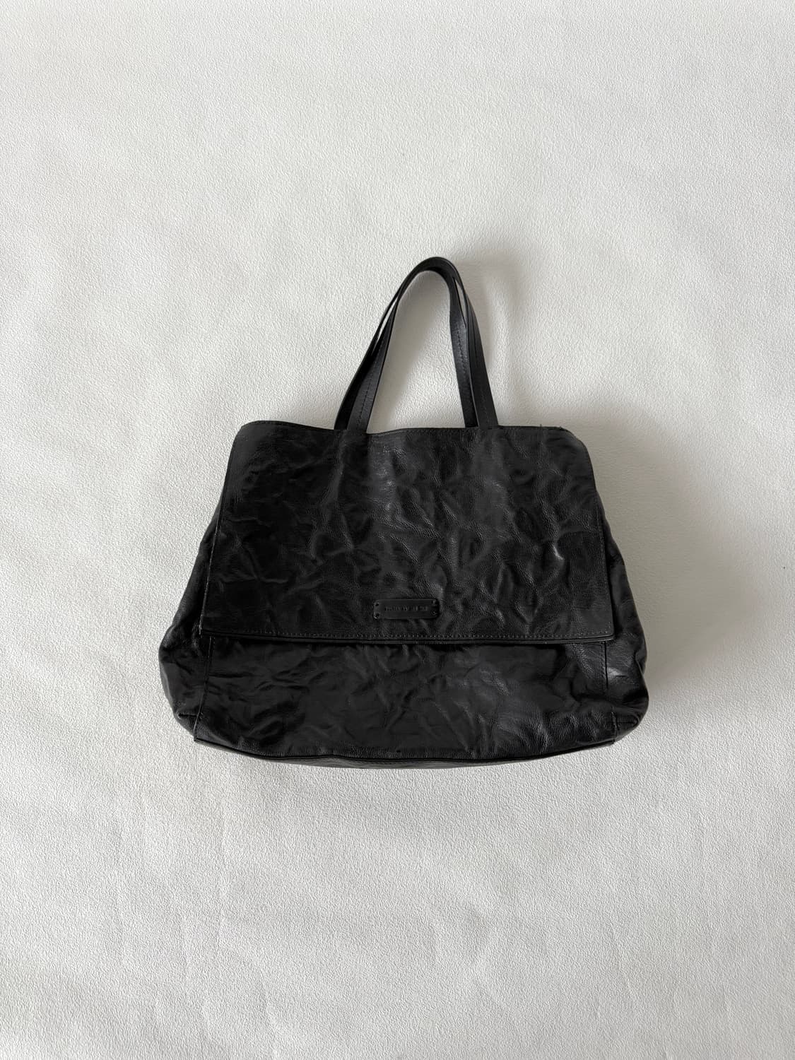 Pre owned 레더 토트백 상품이미지2