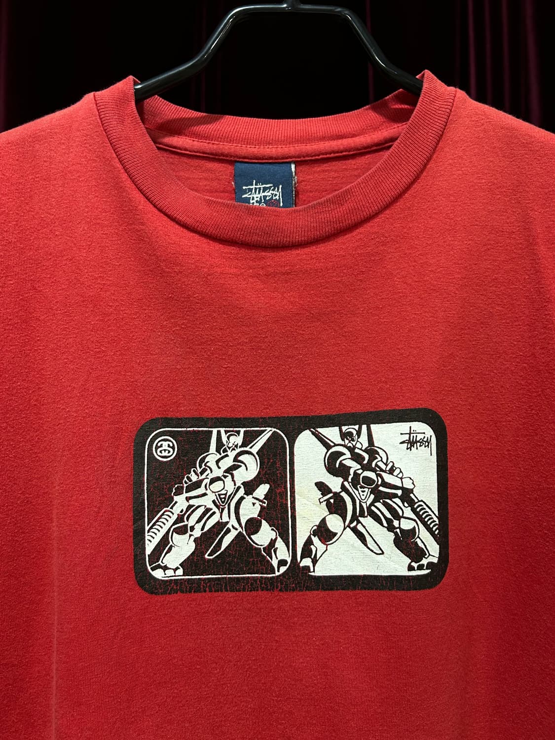 90's  STUSSY x GUNDAM tee 빈티지 스투시 상품이미지2