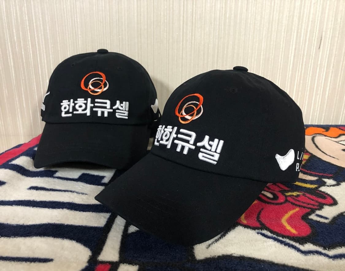 미즈노 한화큐셀골프단 프로골퍼 모자/캡(블랙) 상품이미지2