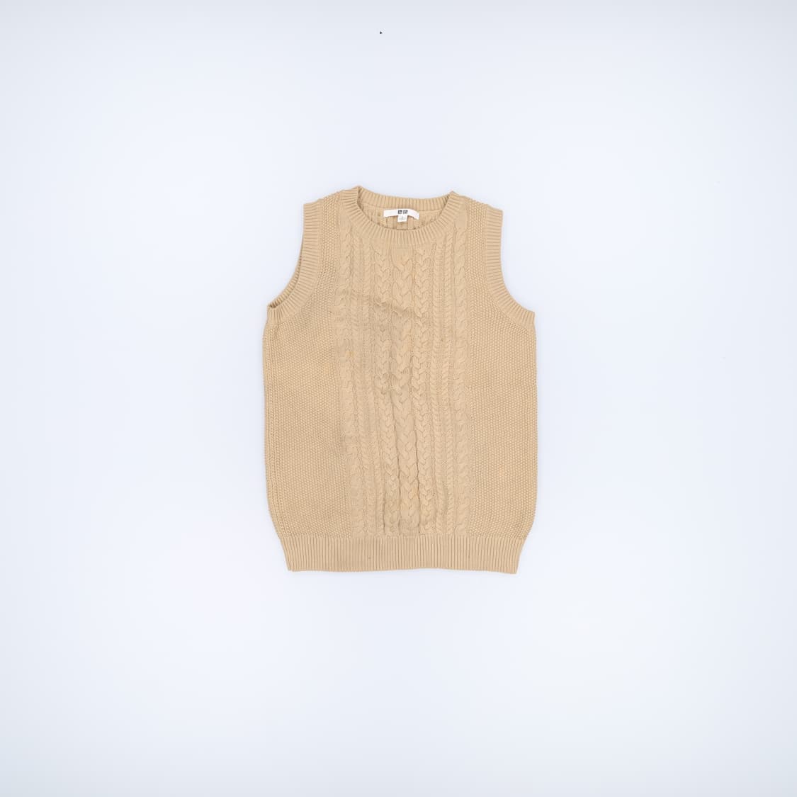 [S] 유니클로 여성 꽈배기 니트조끼 0107H1 상품이미지1