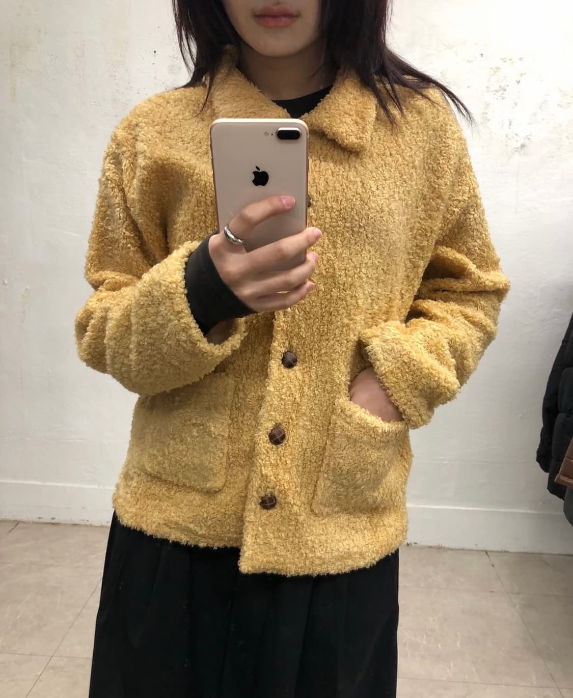 빈티지 부클 자켓 상품이미지1