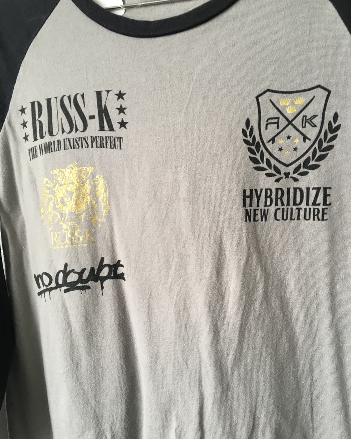 Printing point raglan sleeve 상품이미지3