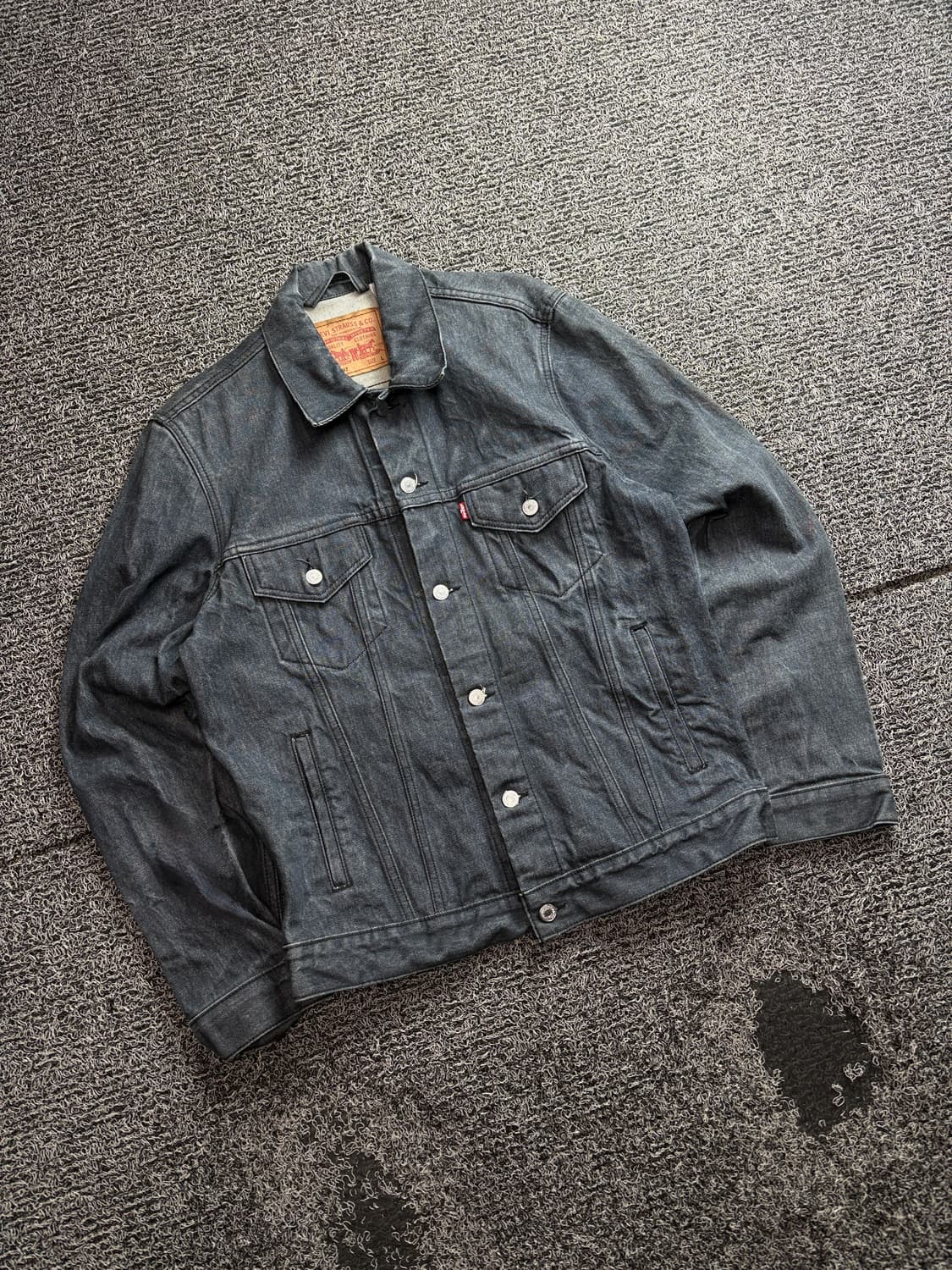 리바이스 흑청 데님 트러커 워크 자켓 3261 상품이미지1