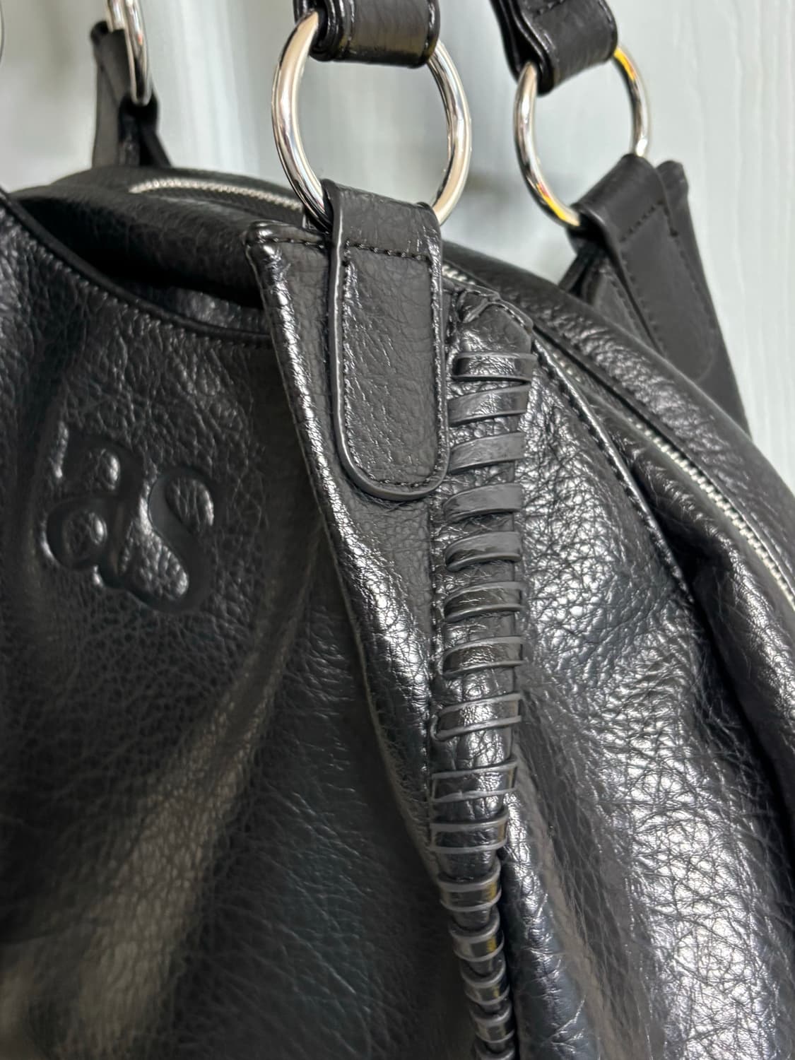 (무료배송) 애즈온 보니타 빅 백 블랙 상품이미지5