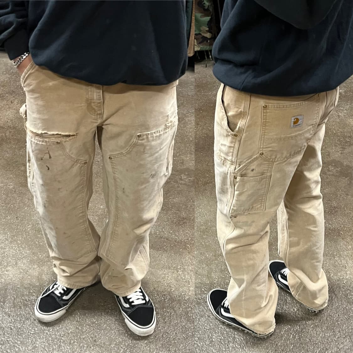 Carhartt 데미지 더블니 팬츠 (31“) 상품이미지5