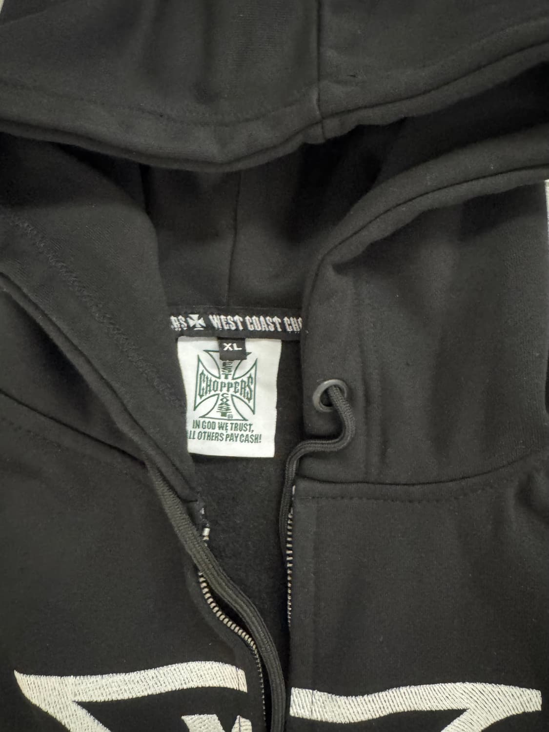 West Coast Choppers 집업후드 XL 상품이미지2