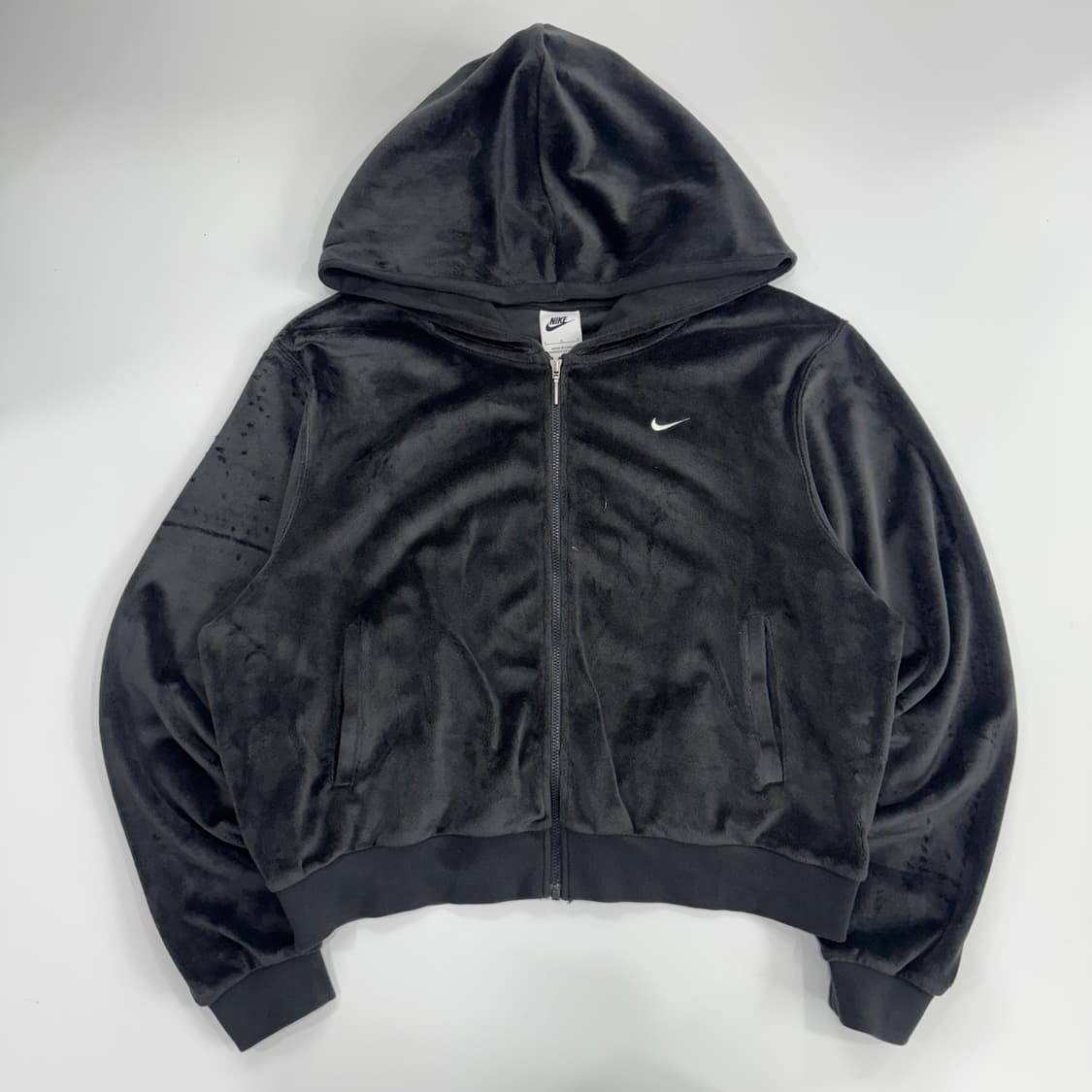 Nike 나이키 블랙 벨벳 후드집업  상품이미지3