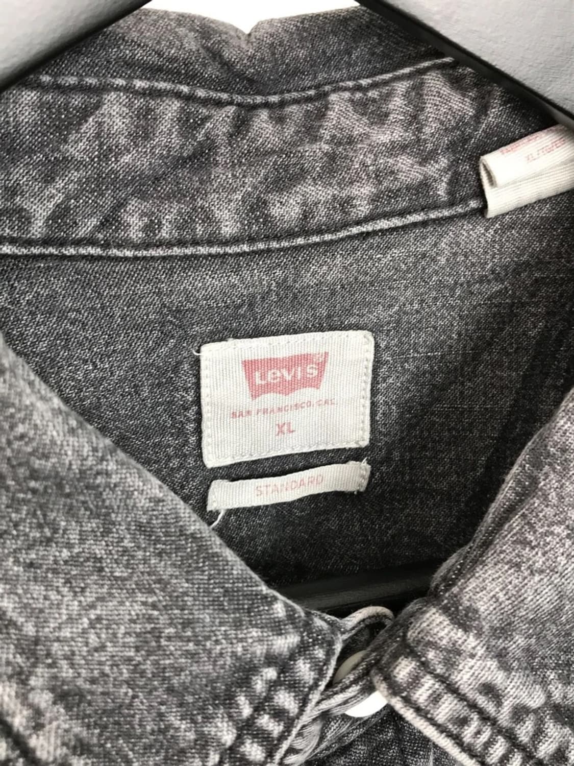 Levi’s Black Denim Short Sleeve Shirt 상품이미지6