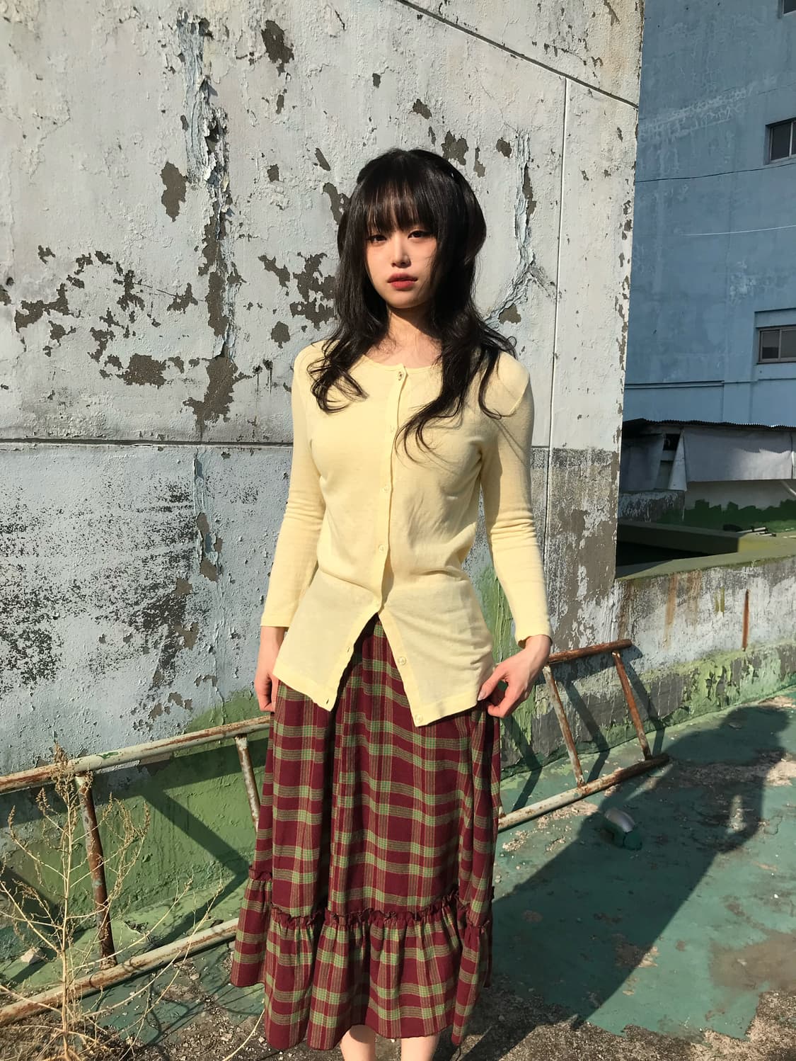 소프트 옐로우 가디건 상품이미지1