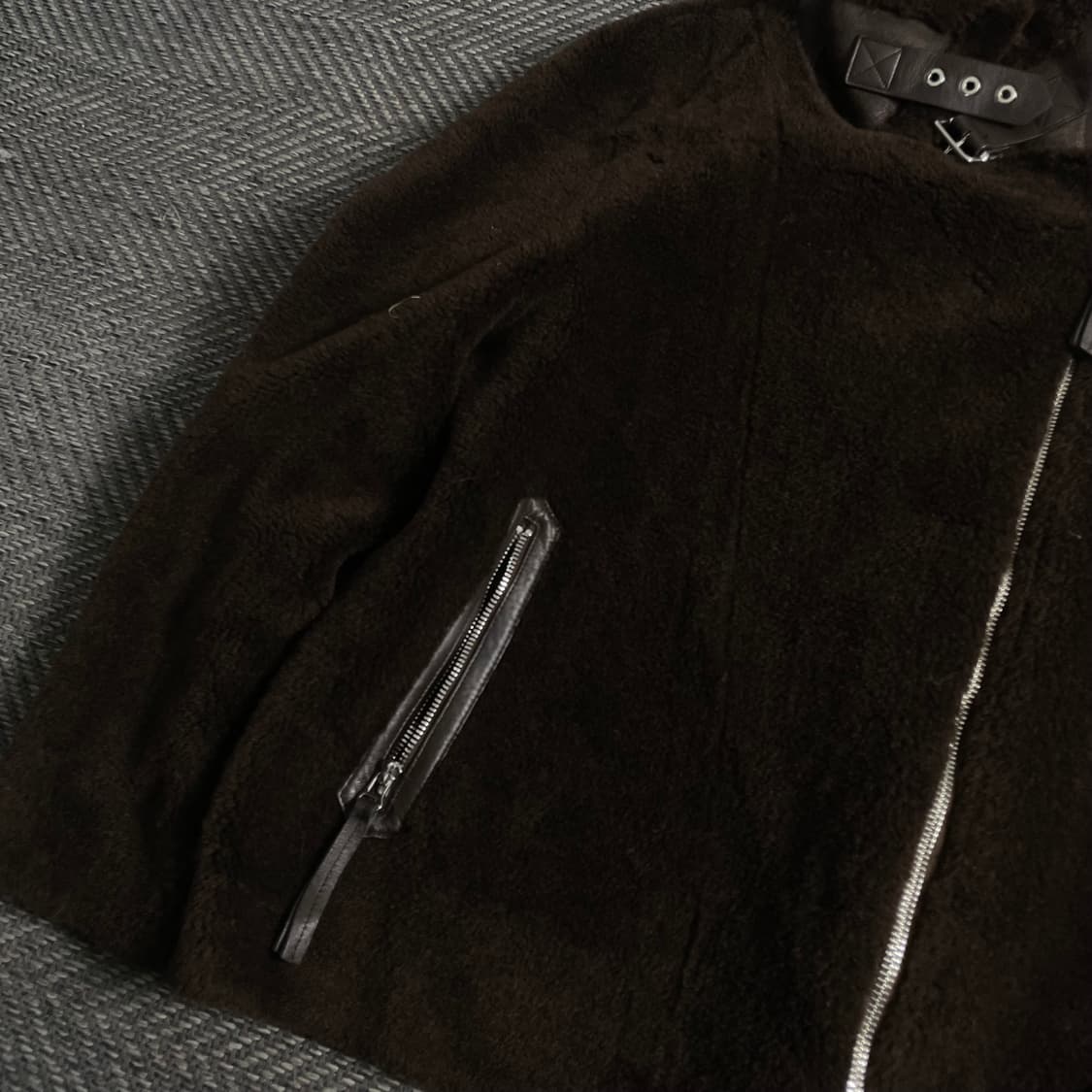 카시바디 양모 무스탕 자켓y 3719 상품이미지4