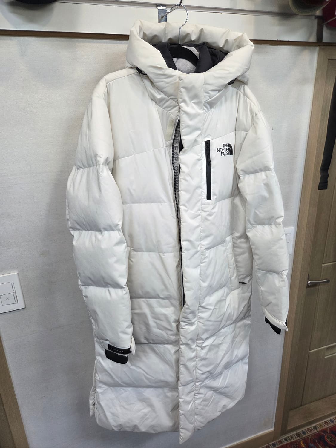 노스페이스 익스플로링 에코 덕다운 롱패딩 화이트  L 상품이미지7