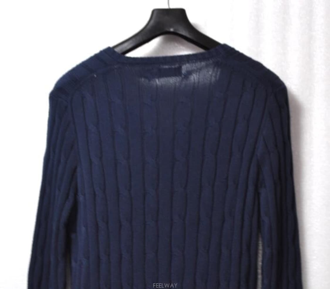 폴로/여성꽈베기브이넥니트티(사이즈66반) 상품이미지4