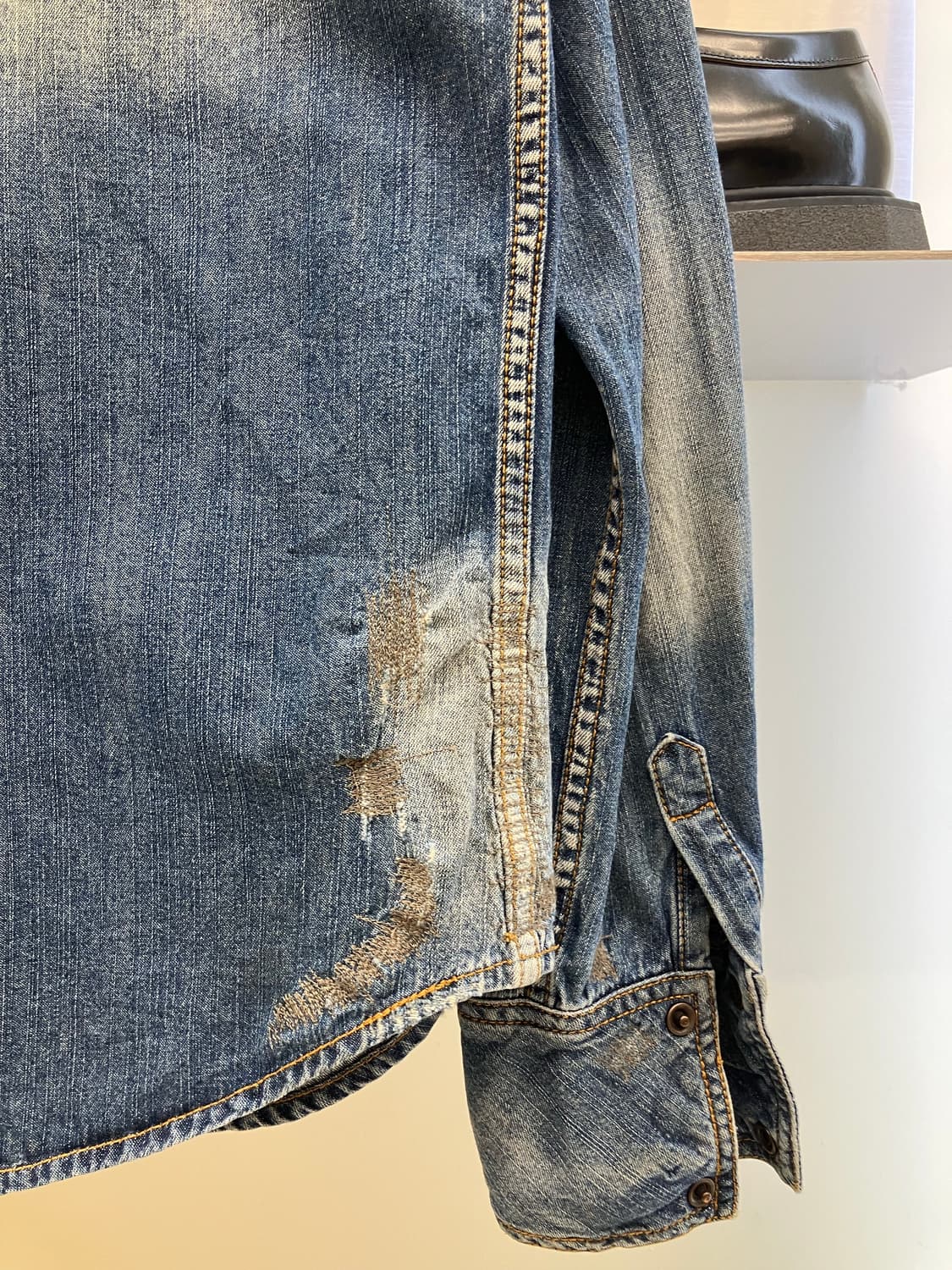 잭로즈 데님 셔츠 상품이미지6