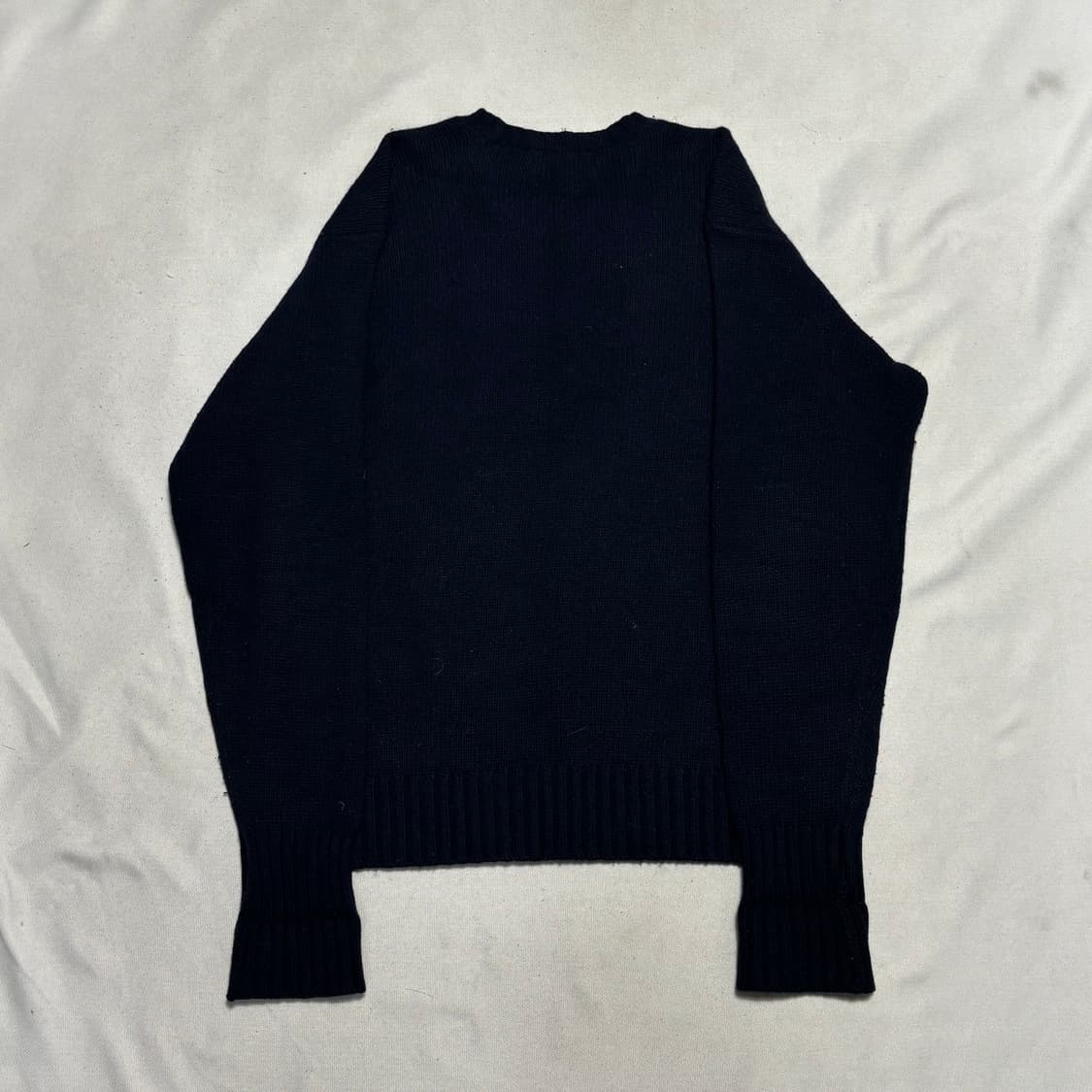 95 폴로랄프로렌 버건디 포니 울 네이비 니트 상품이미지3