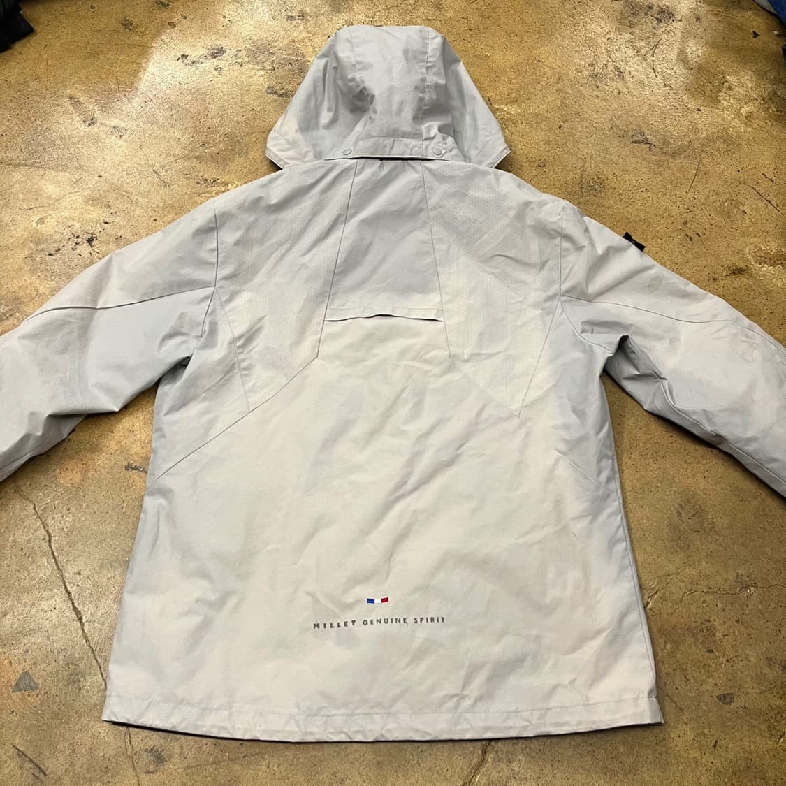[정품/105] 밀레 바람막이 자켓 후드 실버 b16 상품이미지4