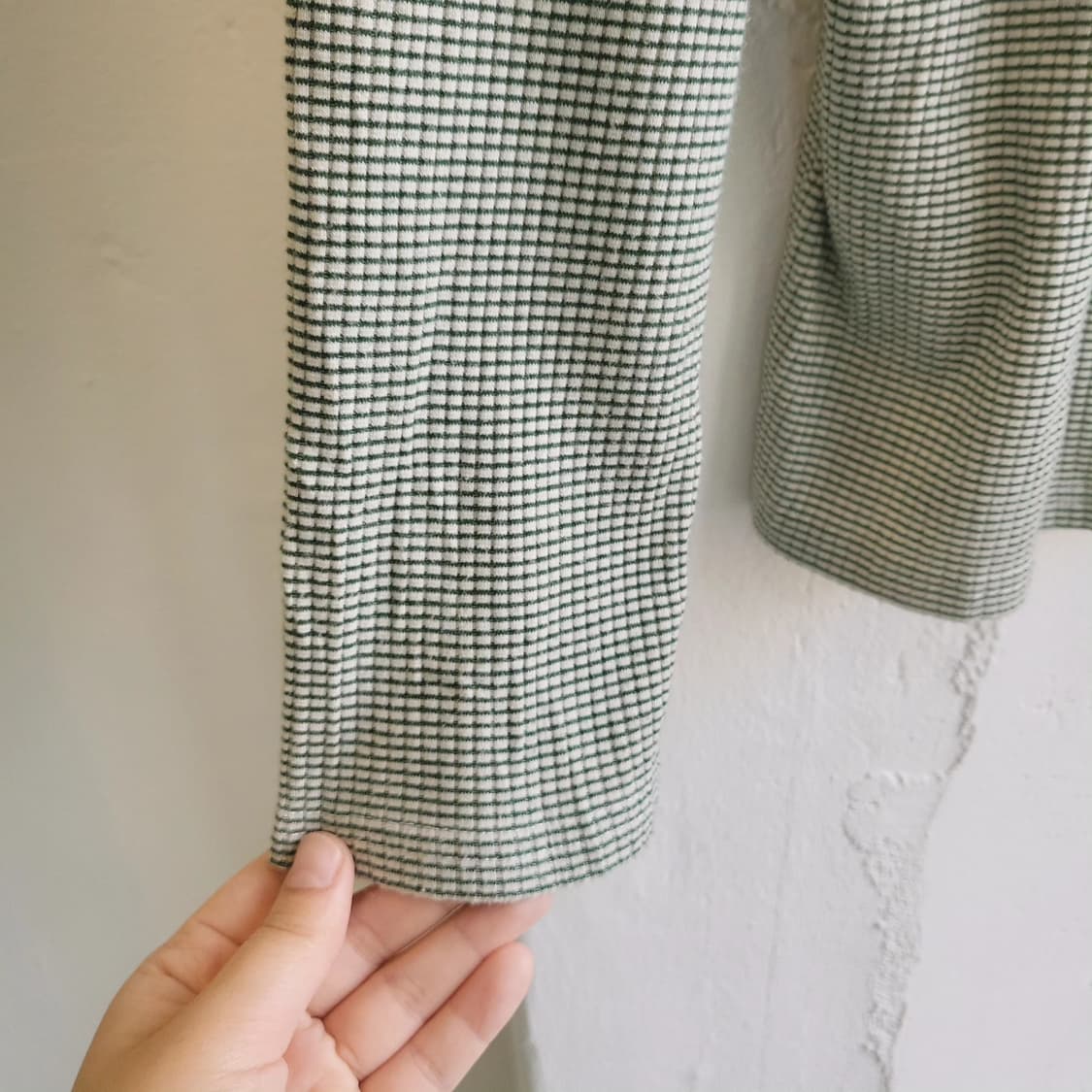 Dearful 스냅버튼 와플 가디건 상품이미지4