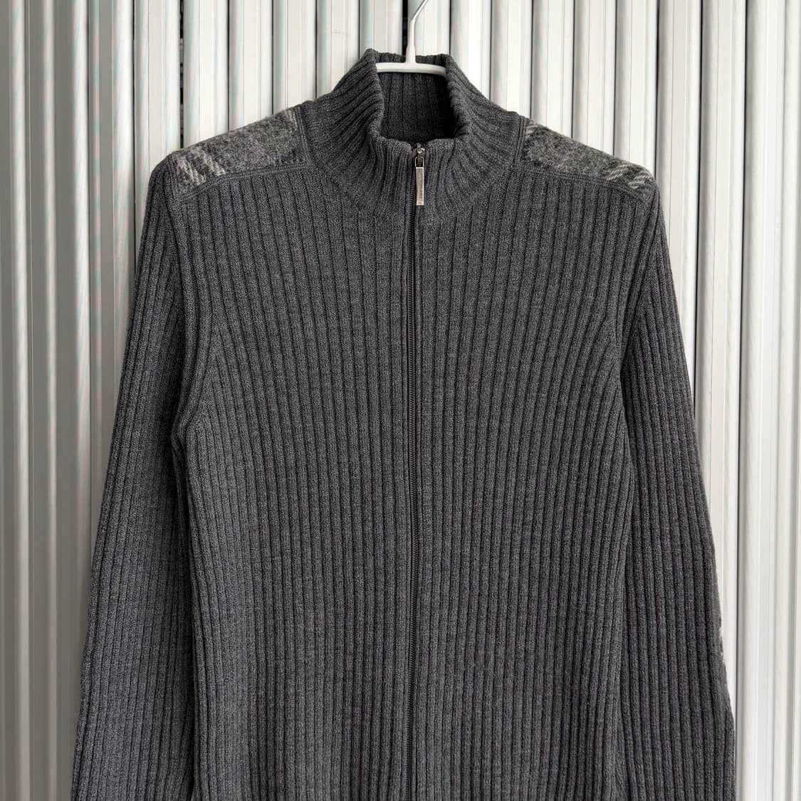 Burberry wool knit zip-up 상품이미지2