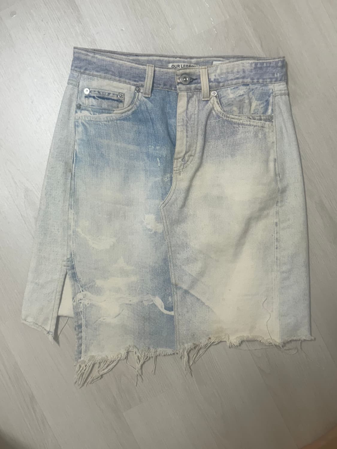 아워레가시 언발 데님 스커트 36사이즈 상품이미지2