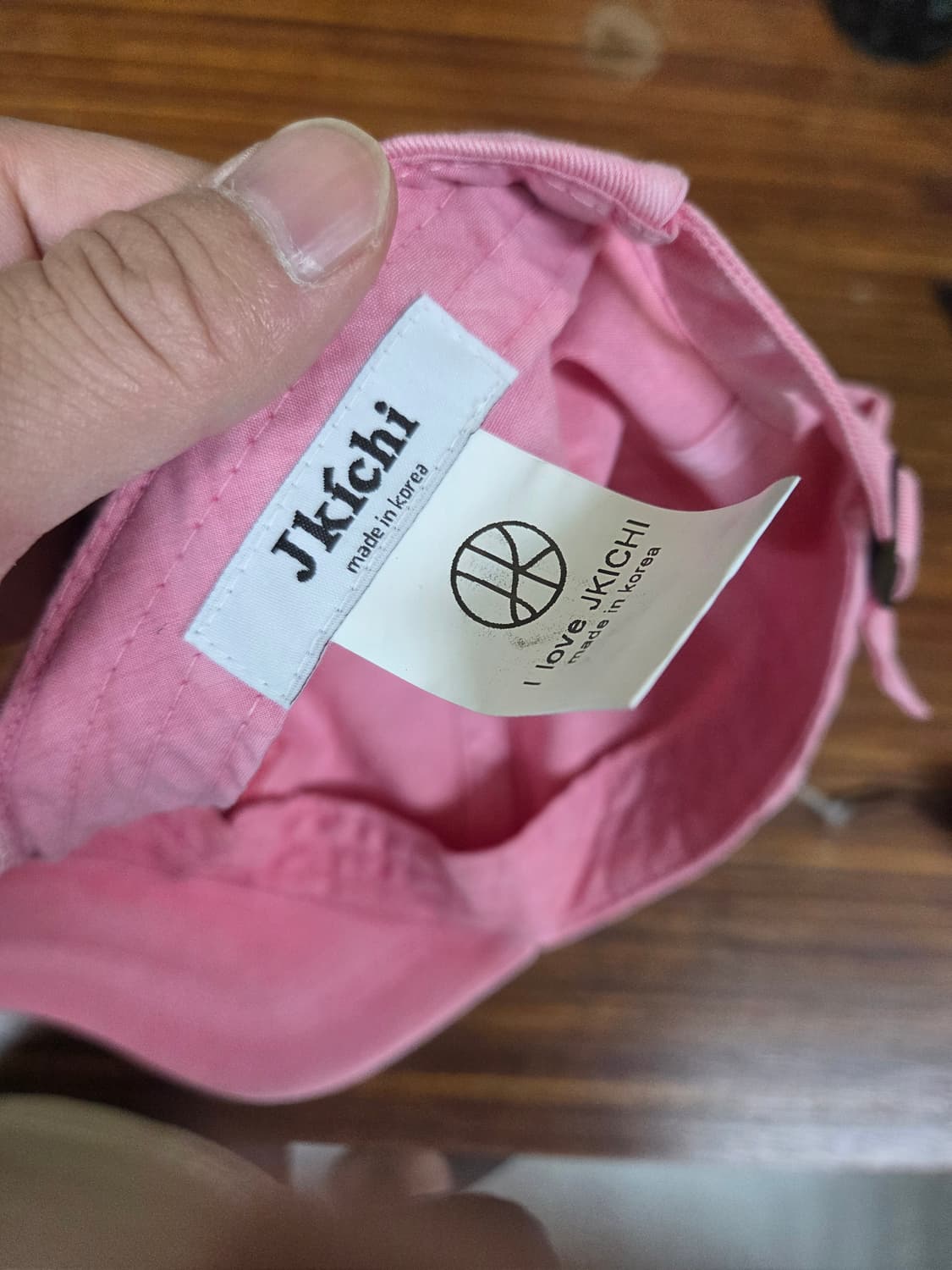제이키치 빈티지 피그먼트 핑크 볼캡 모자프리 상품이미지5