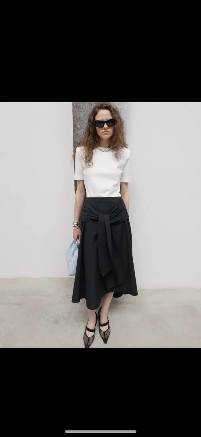 오르 체인넥 니트 아이보리 m 상품이미지1