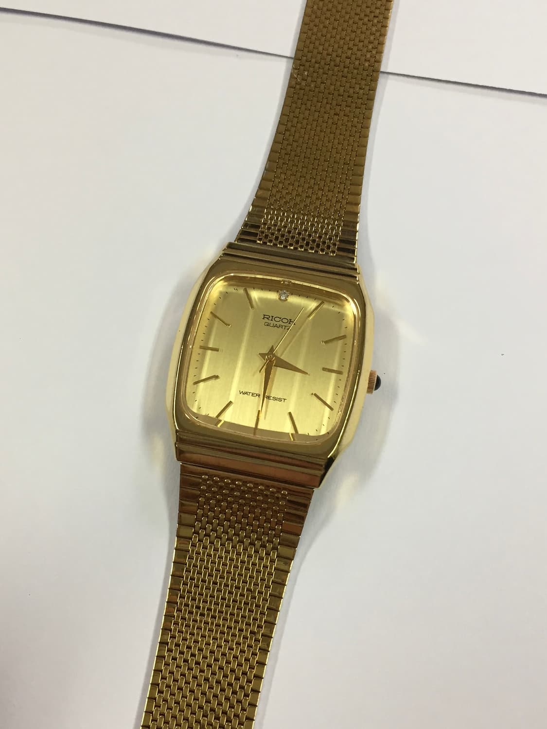 80s ricoh faceted quartz gold 상품이미지4