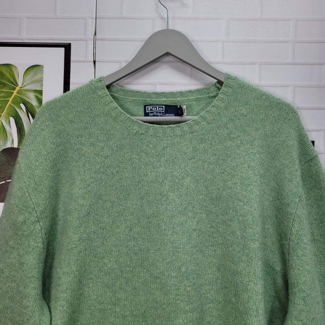 폴로랄프로렌 QR 인증 캐시미어 긴팔 니트 스웨터 XL 거의새옷 상품이미지2