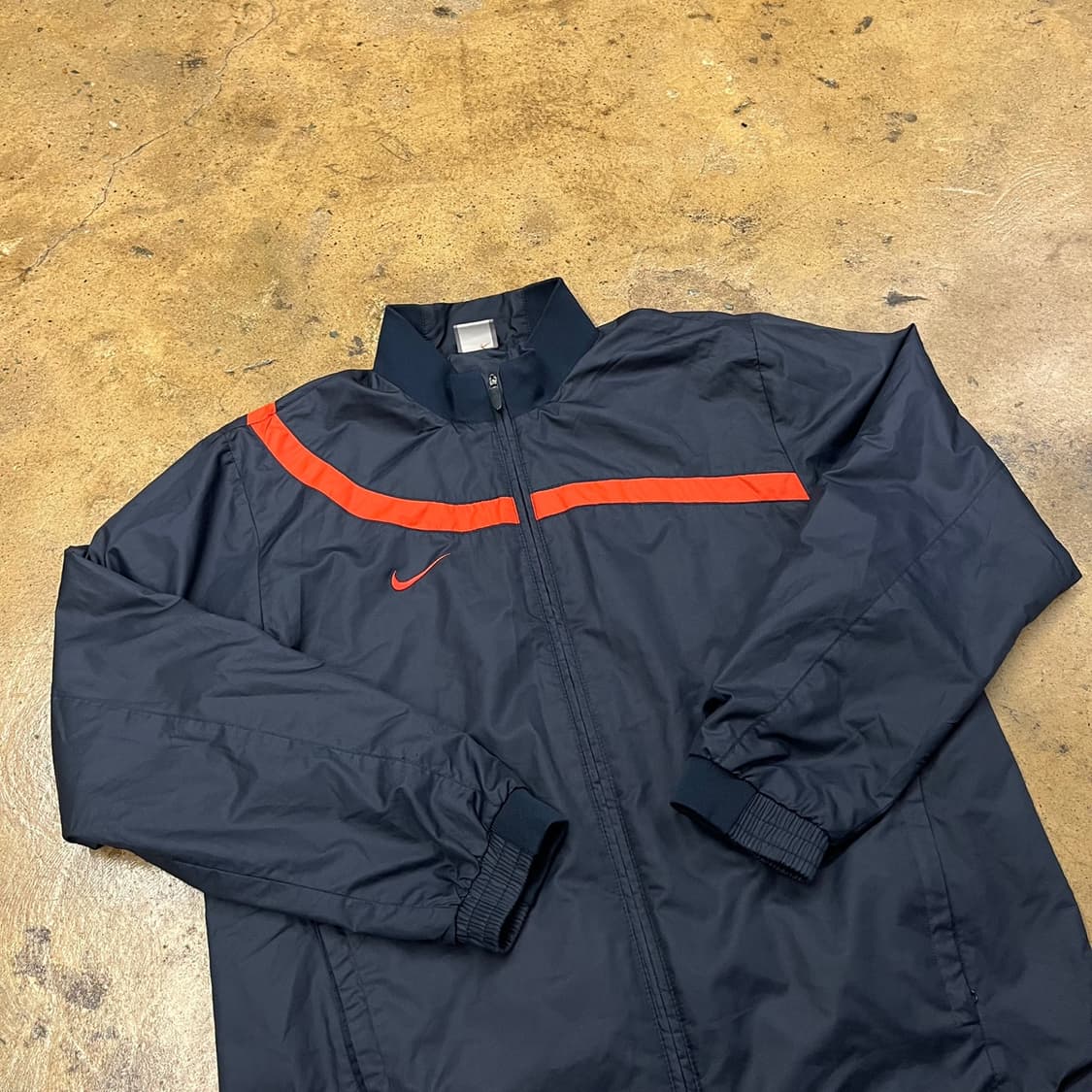 [정품/L,100] 나이키 올드스쿨 스우시 바람막이 b16 상품이미지1