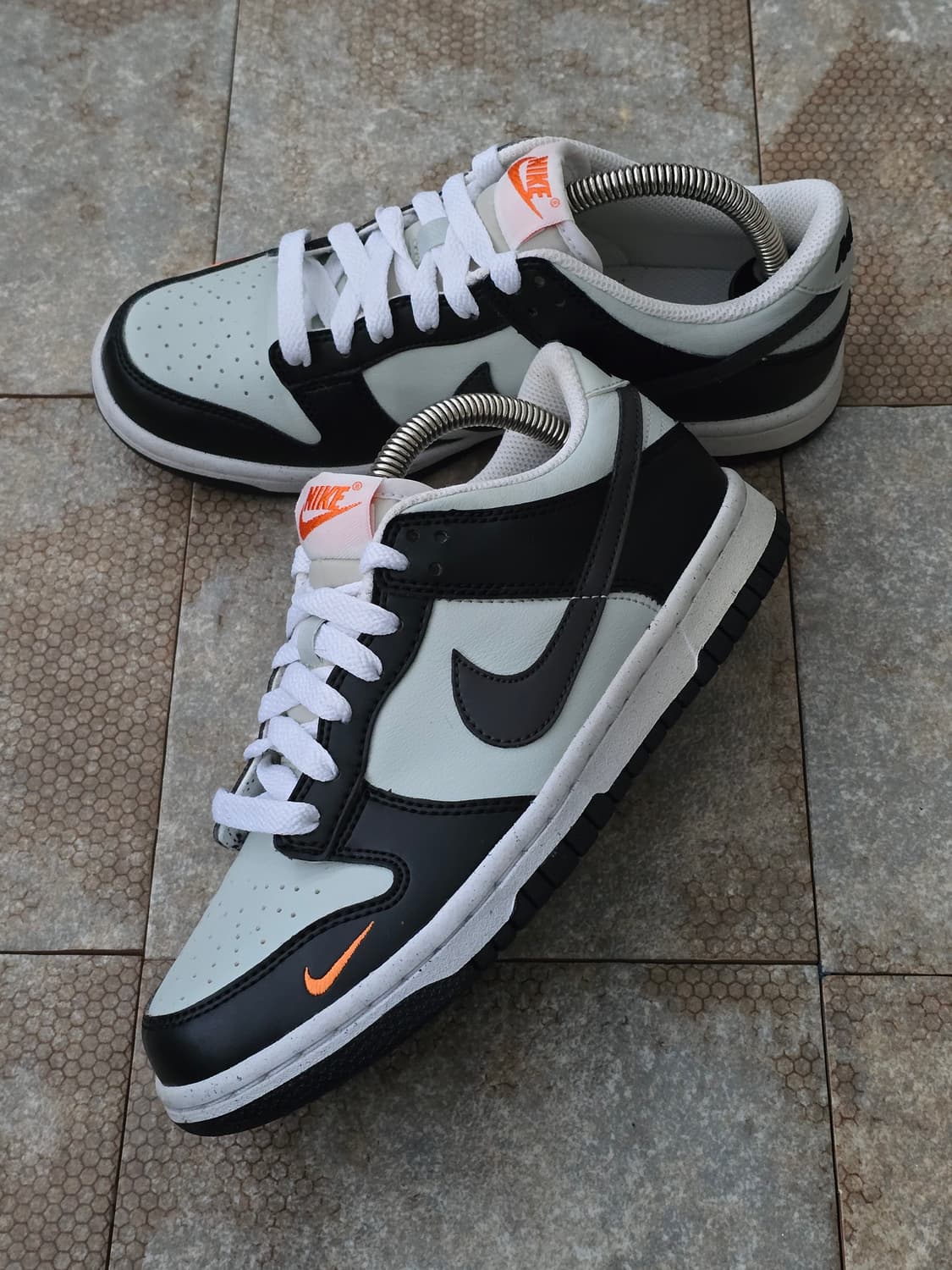 (235)나이키 덩크 로우 블랙 라이트 실버  상품이미지3