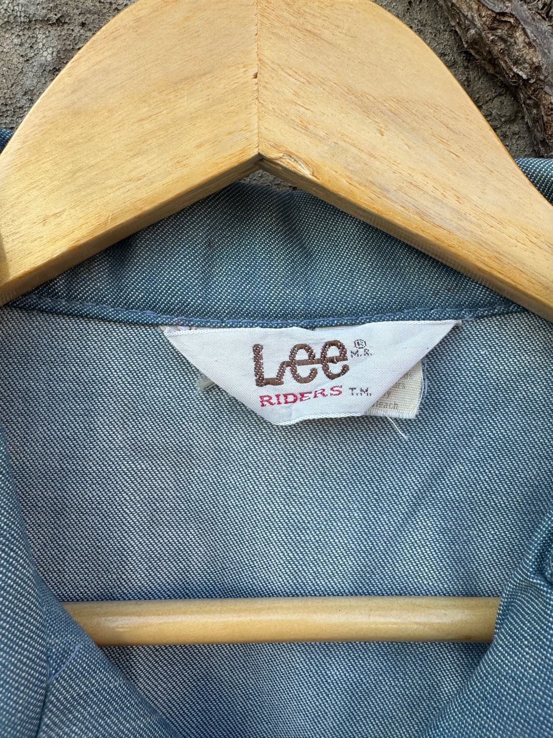 70s lee 빈티지 lightwash 데님 웨스턴 자켓 상품이미지7